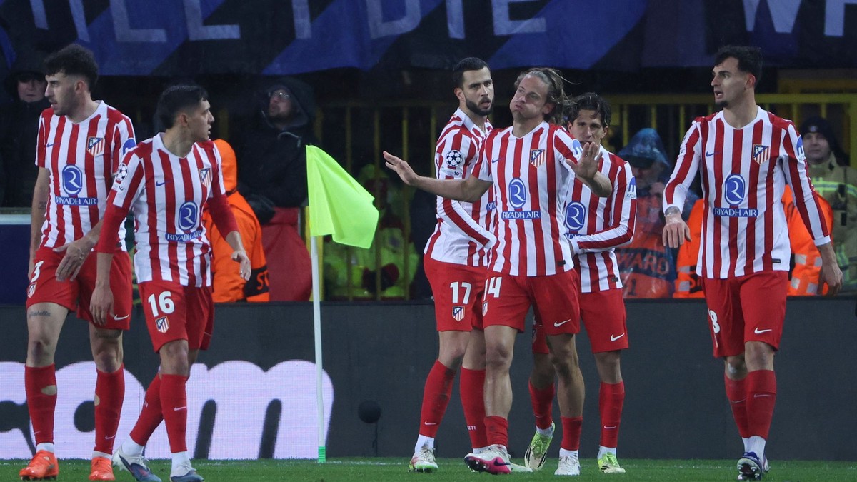 Futbalisti Atlética Madrid. 