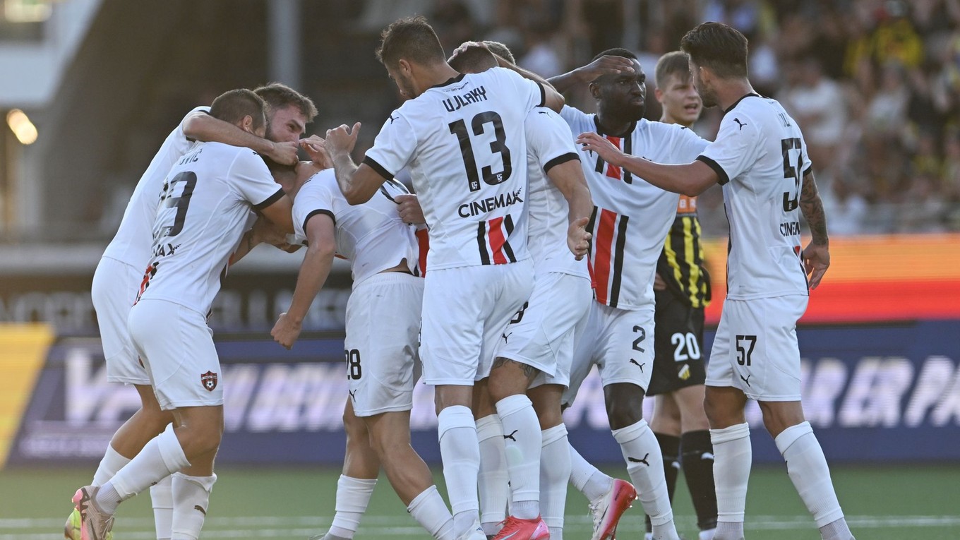 Futbalisti Spartaka Trnava.