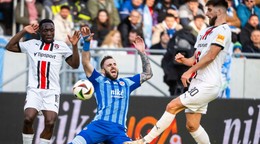 Momentka zo zápasu 22. kola Niké ligy ŠK Slovan Bratislava – FC Spartak Trnava.