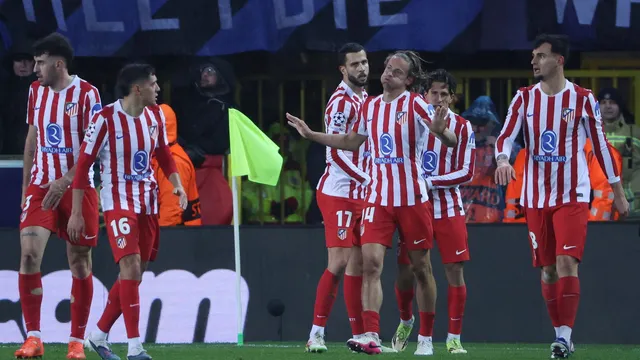 Futbalisti Atlética Madrid. 