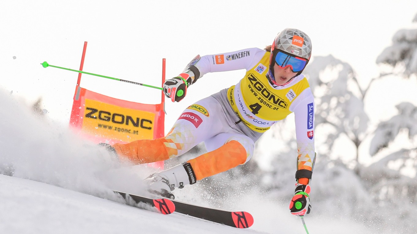 Športový TV program. Petra Vlhová ide obrovský slalom v Kronplatzi 2022.