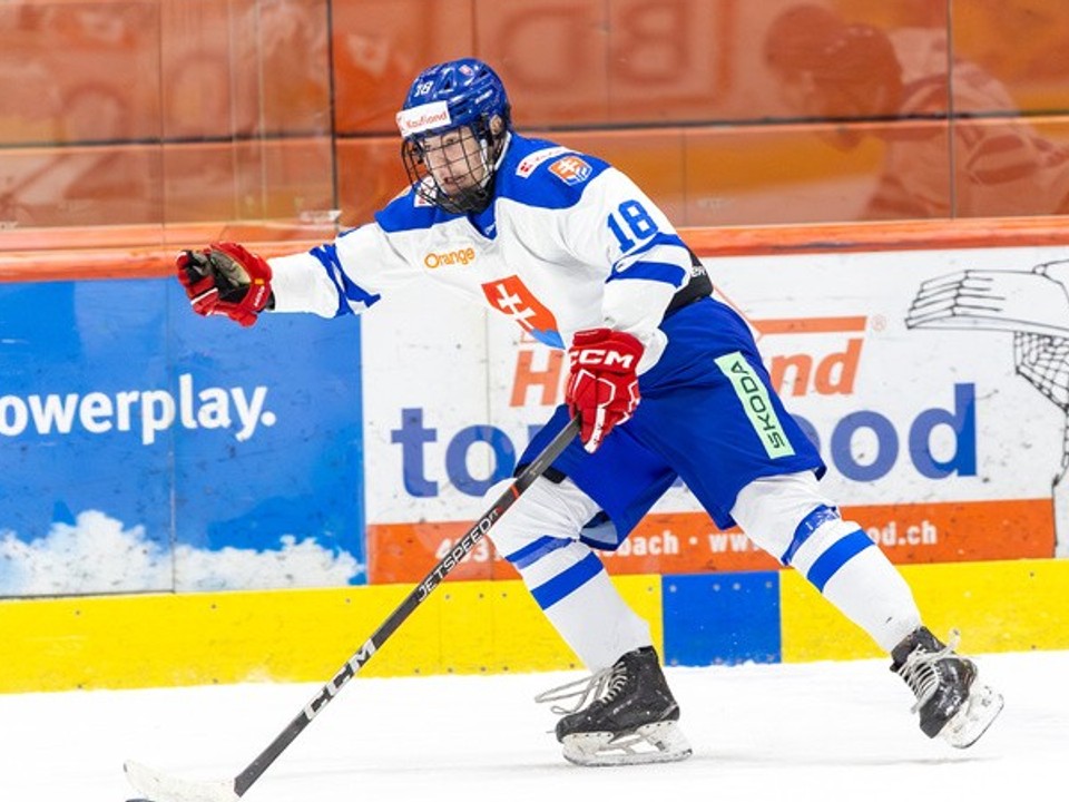 Momentka zo zápasu Slovensko - Fínsko do 18 rokov