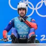 Slovenský sánkár Jozef Ninis na ZOH 2022 v Pekingu. 