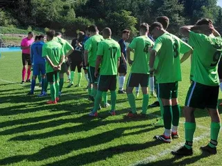 Futbalisti MŠK Snežnica.