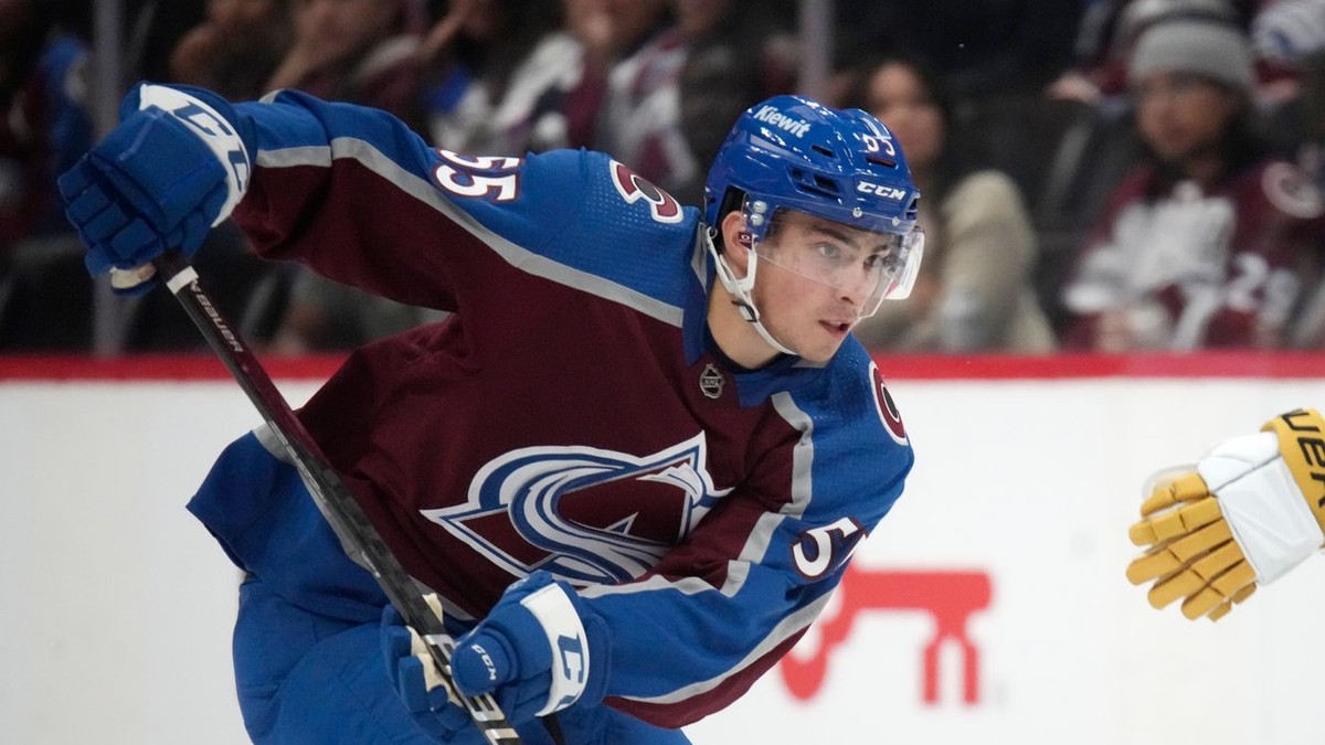 Maroš Jedlička v drese Colorado Avalanche.