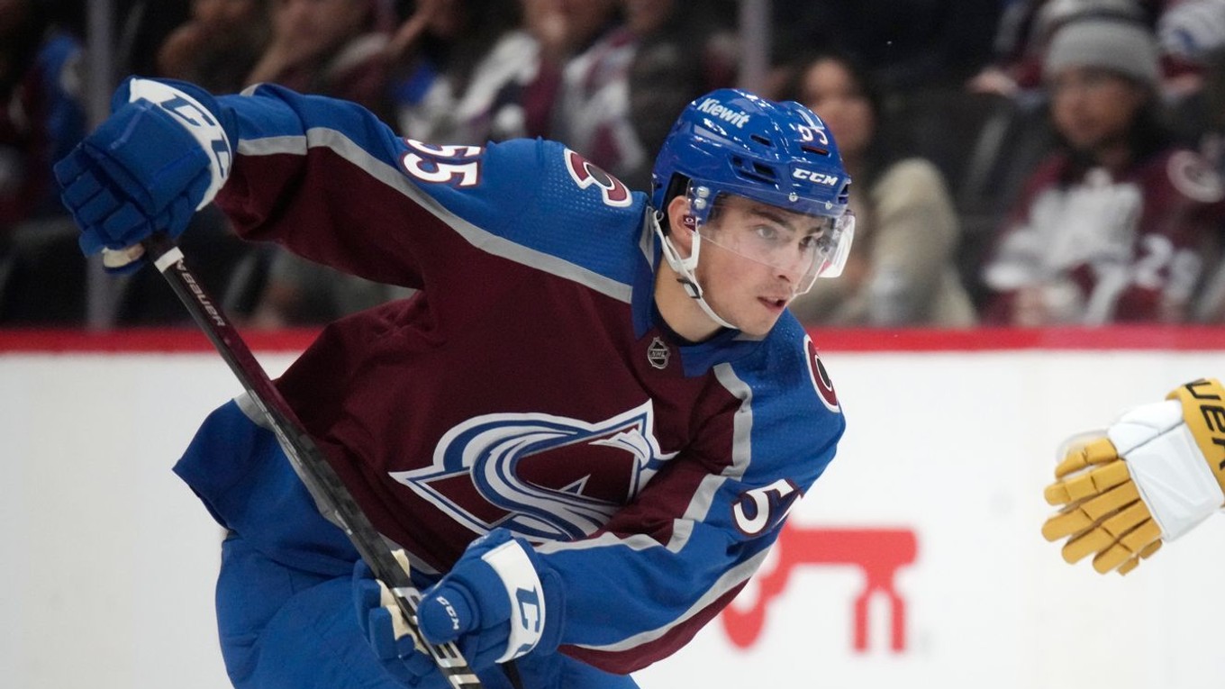 Maroš Jedlička v drese Colorado Avalanche.