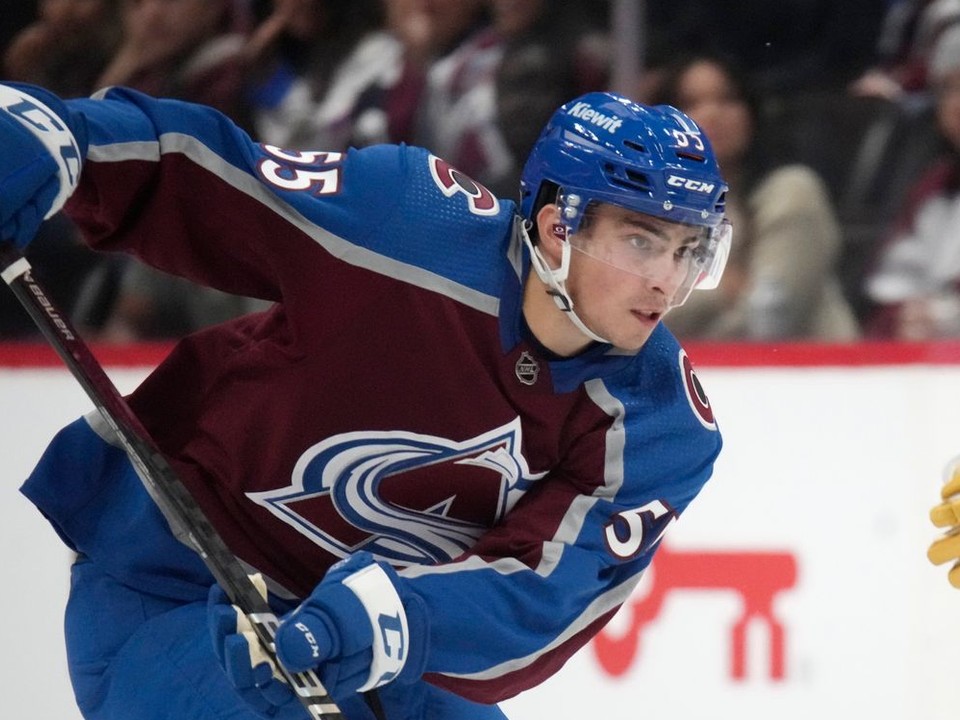 Maroš Jedlička v drese Colorado Avalanche.