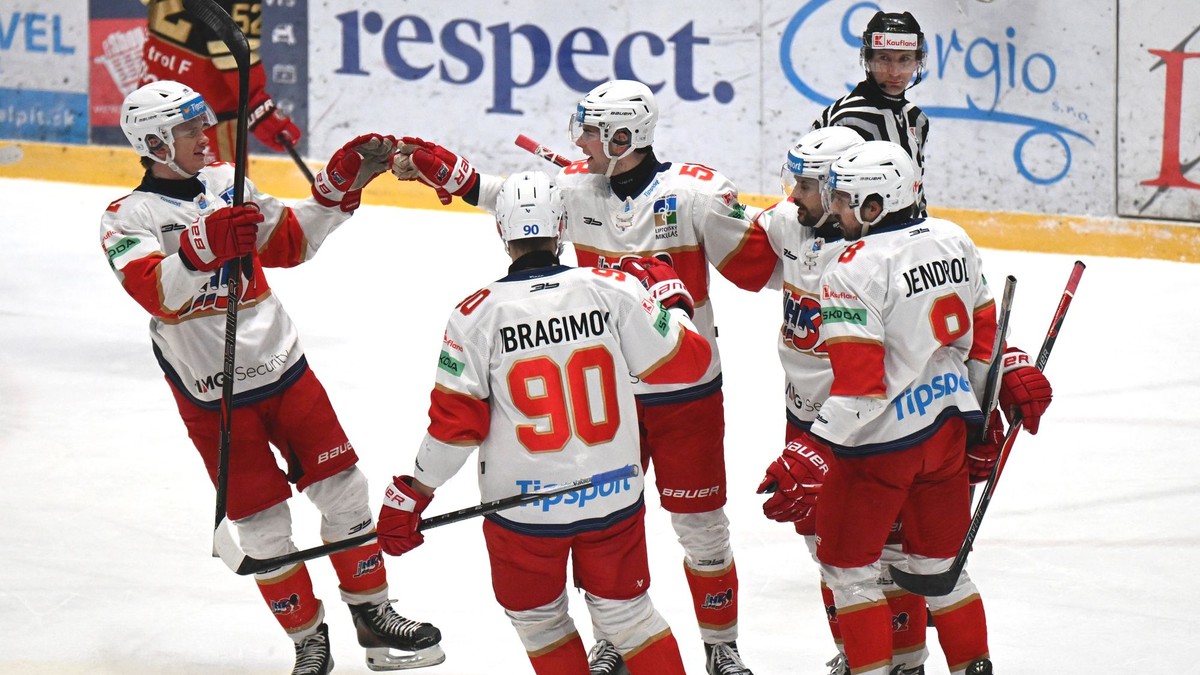 Gólová radosť hráčov Liptovského Mikuláša.