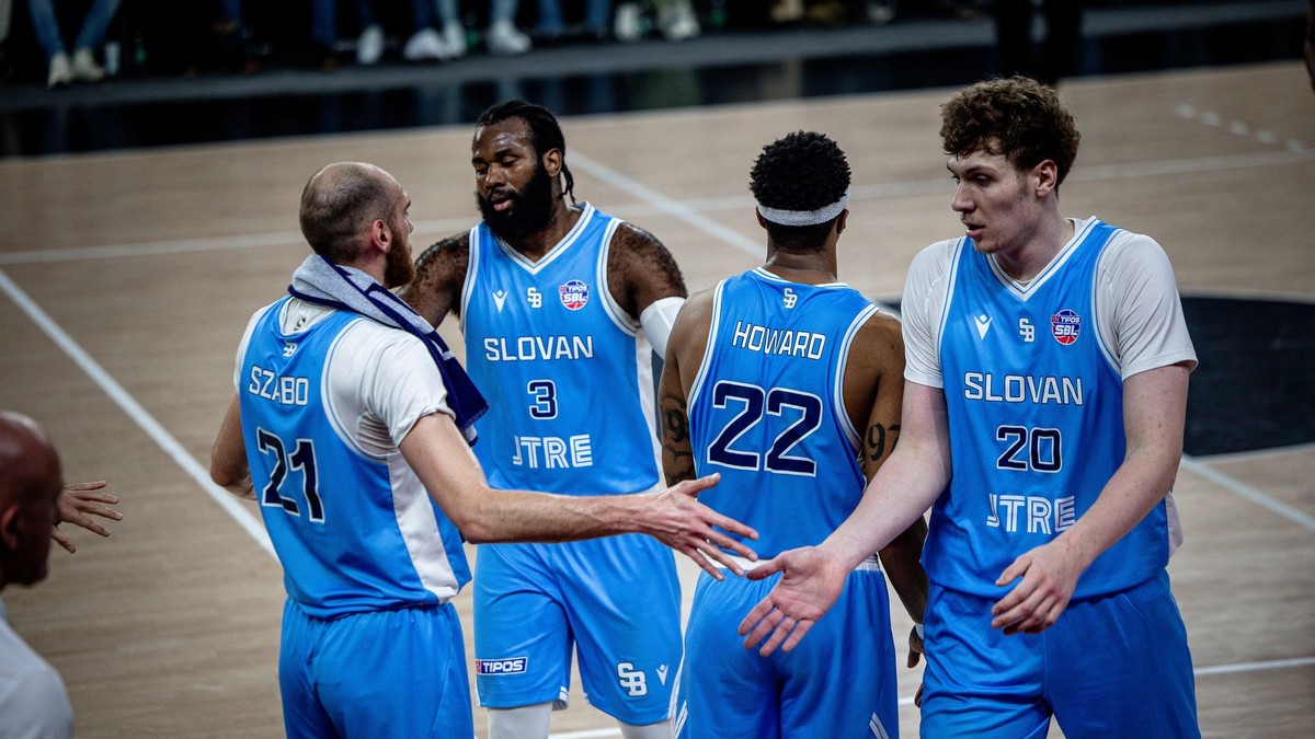 Hráči BC Slovan Bratislava.