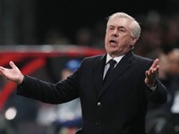 Tréner Carlo Ancelotti.