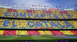 Štadión Camp Nou.