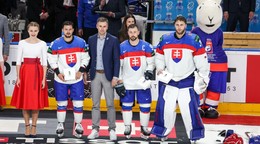 Libor Hudáček, Tomáš Tatar a Samuel Hlavaj ako najlepší hráči Slovenska na MS v hokeji 2024.