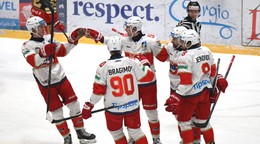 Gólová radosť hráčov Liptovského Mikuláša.