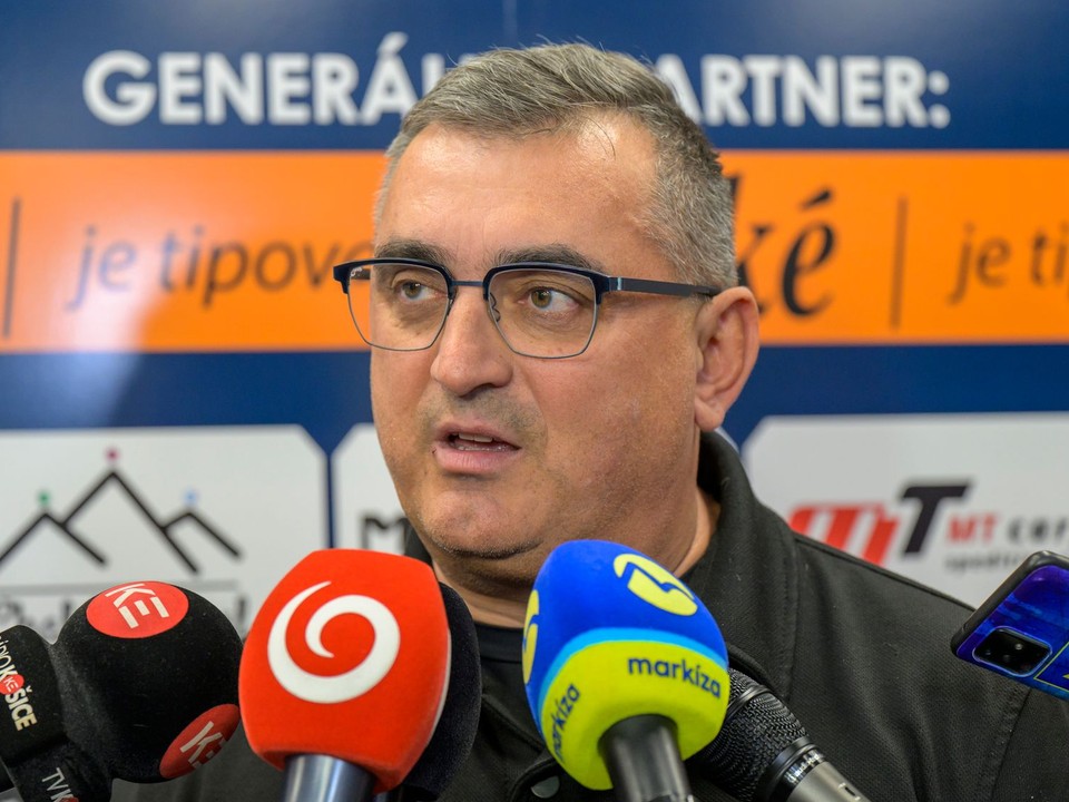 Na snímke prezident klubu FC Košice Dušan Trnka.