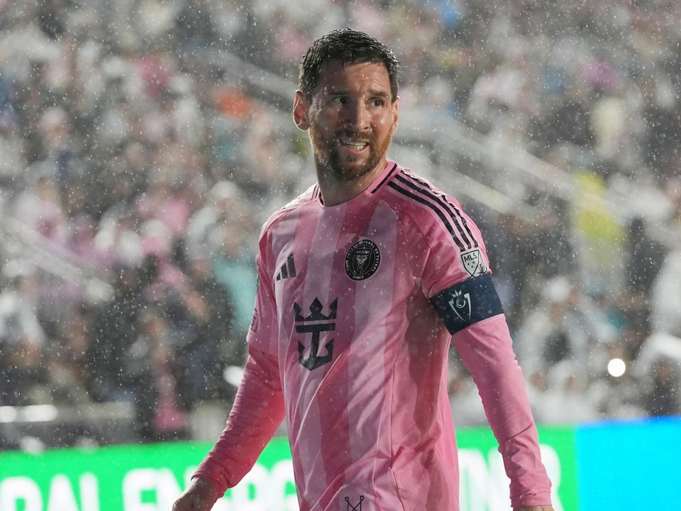 Na snímke argentínsky futbalista Messi z Interu Miami.