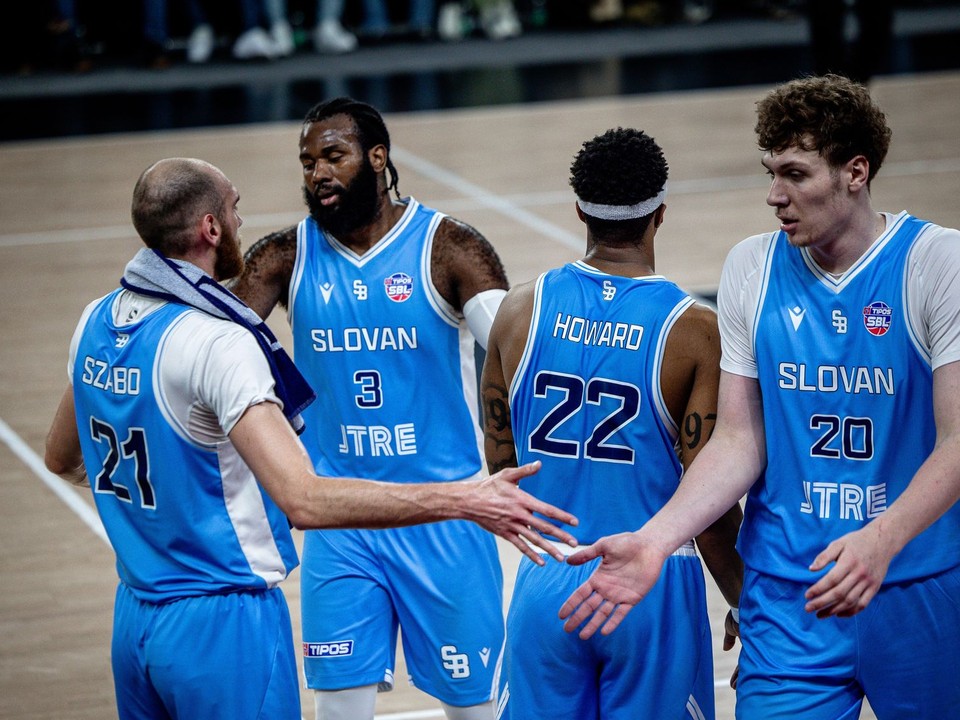 Hráči BC Slovan Bratislava.