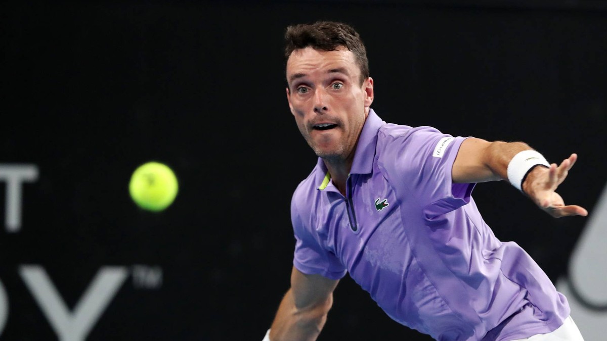 Roberto Bautista Agut v archívnom zábere.