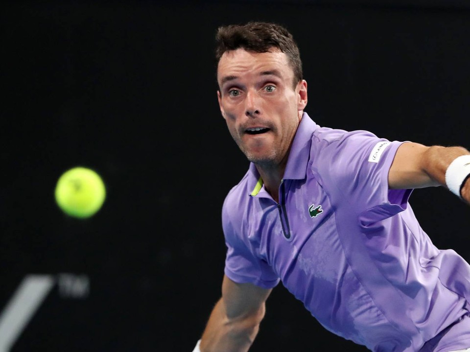 Roberto Bautista Agut v archívnom zábere.