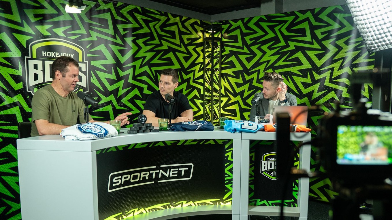 Rusnák, Záborský a Benčat v podcaste Hokejový BOSS