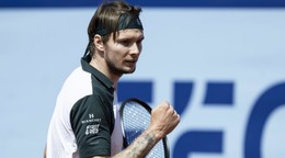 Kazašský tenista Alexander Bublik.