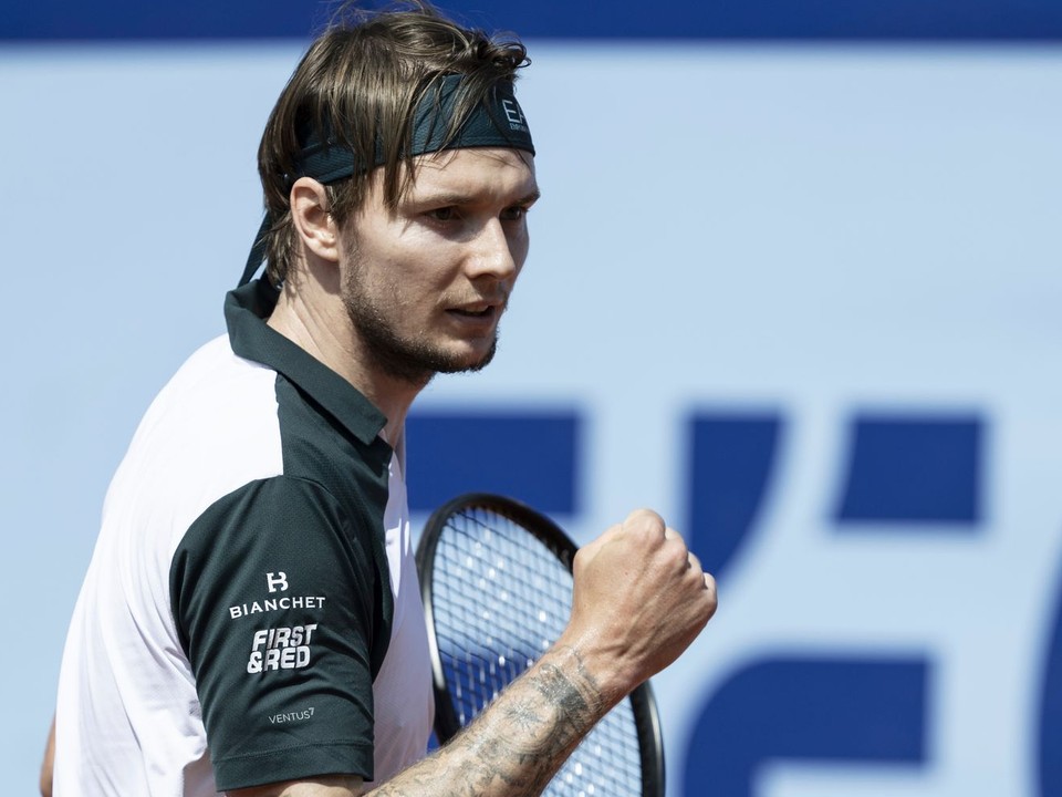 Kazašský tenista Alexander Bublik.