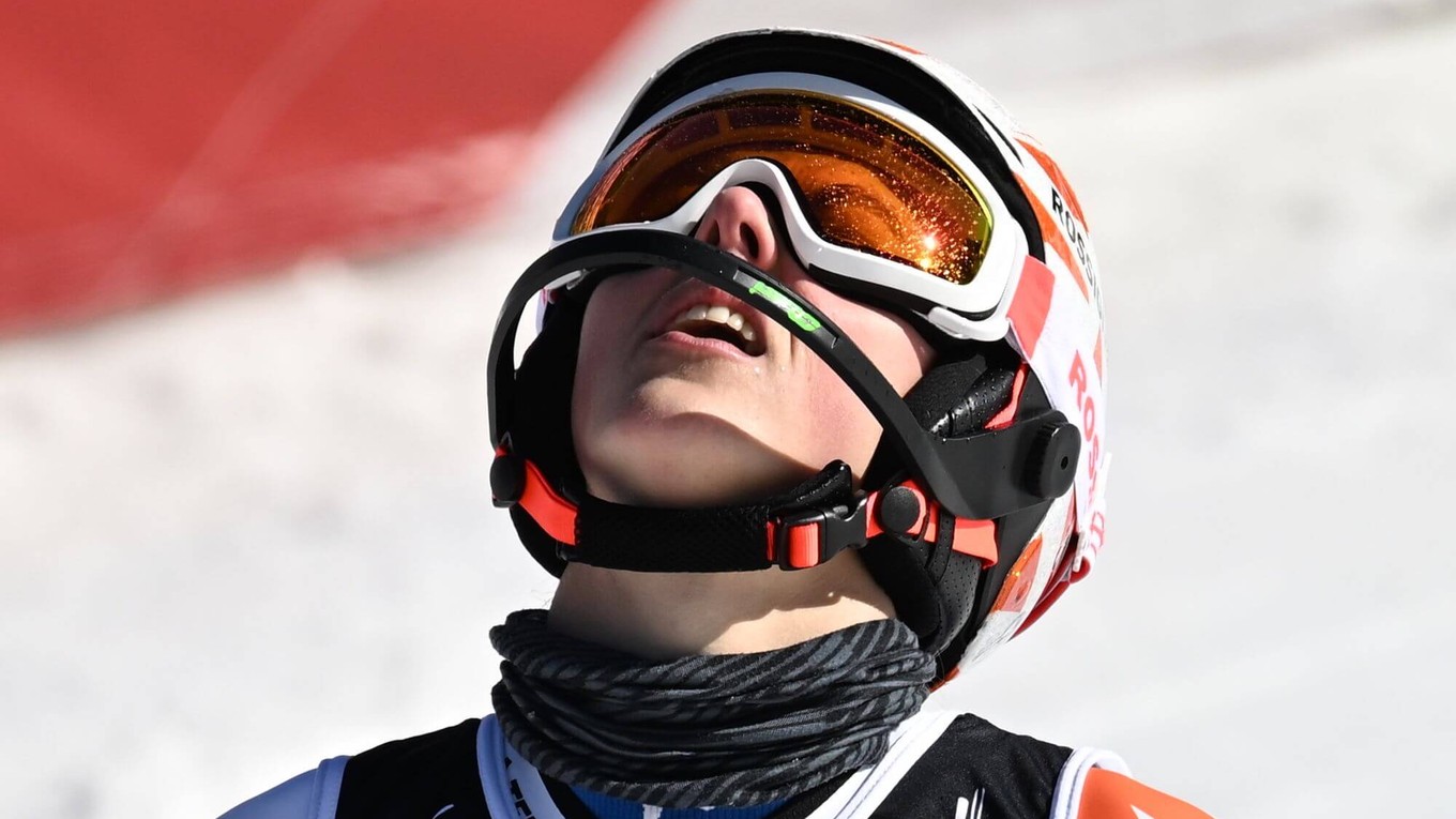 Petra Vlhová na MS v zjazdovom lyžovaní 2023.