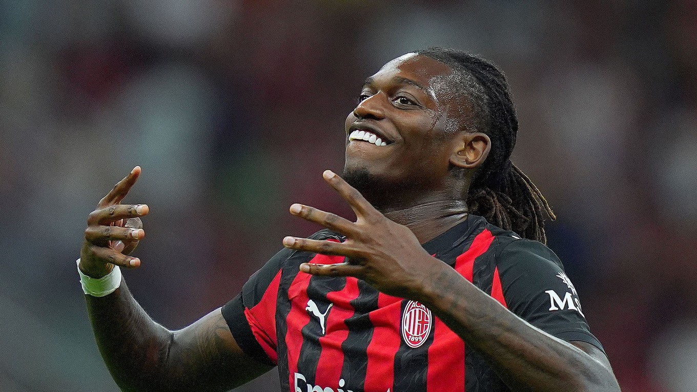 Rafael Leao v drese AC Miláno.