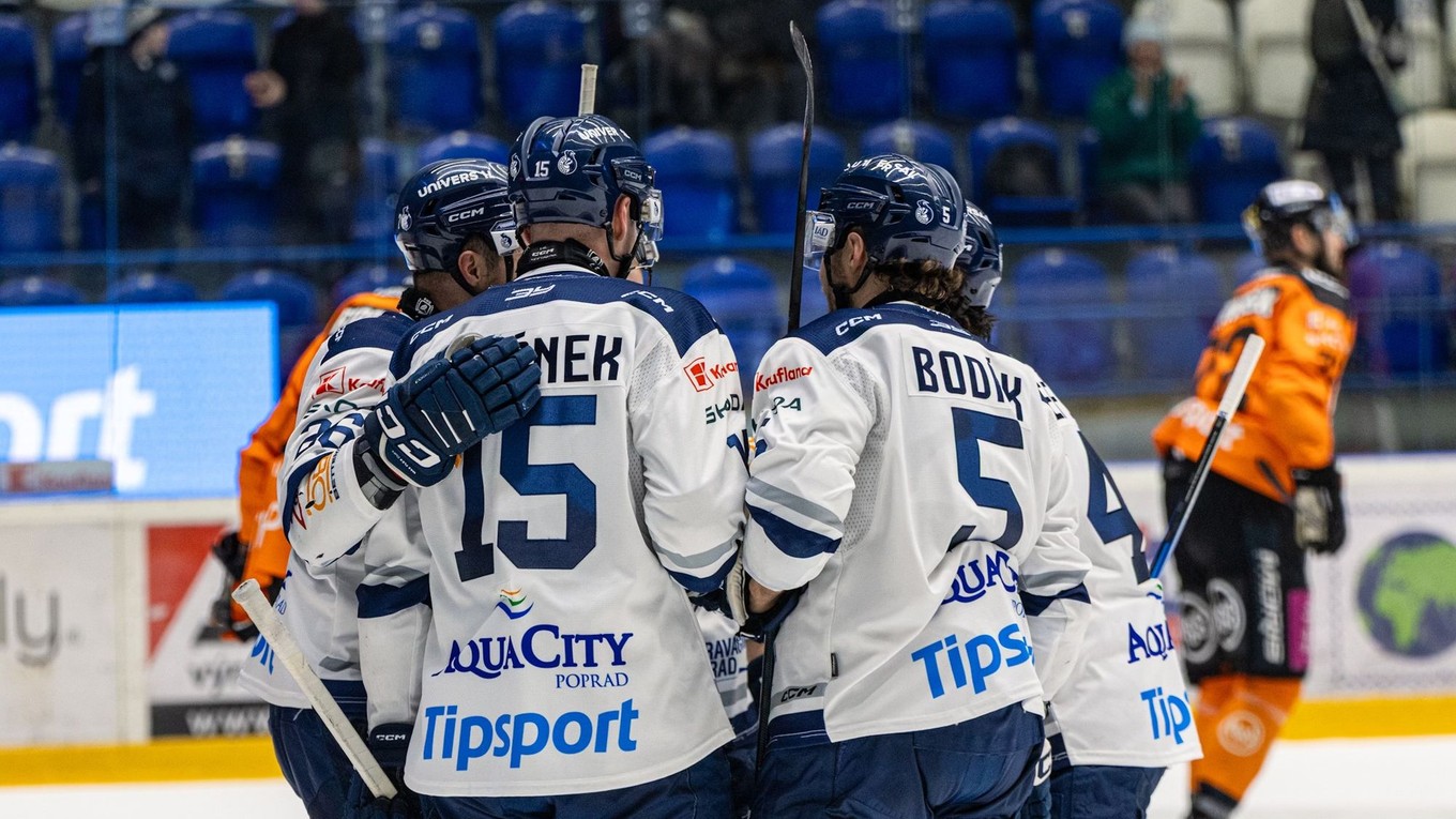Hráči HK Poprad.
