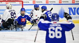 Slovenskí parahokejisti na MS v parahokeji 2025. 