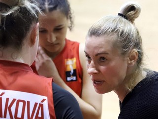 Trénerka Slávie Banská Bystrica Zuzana Žirková.