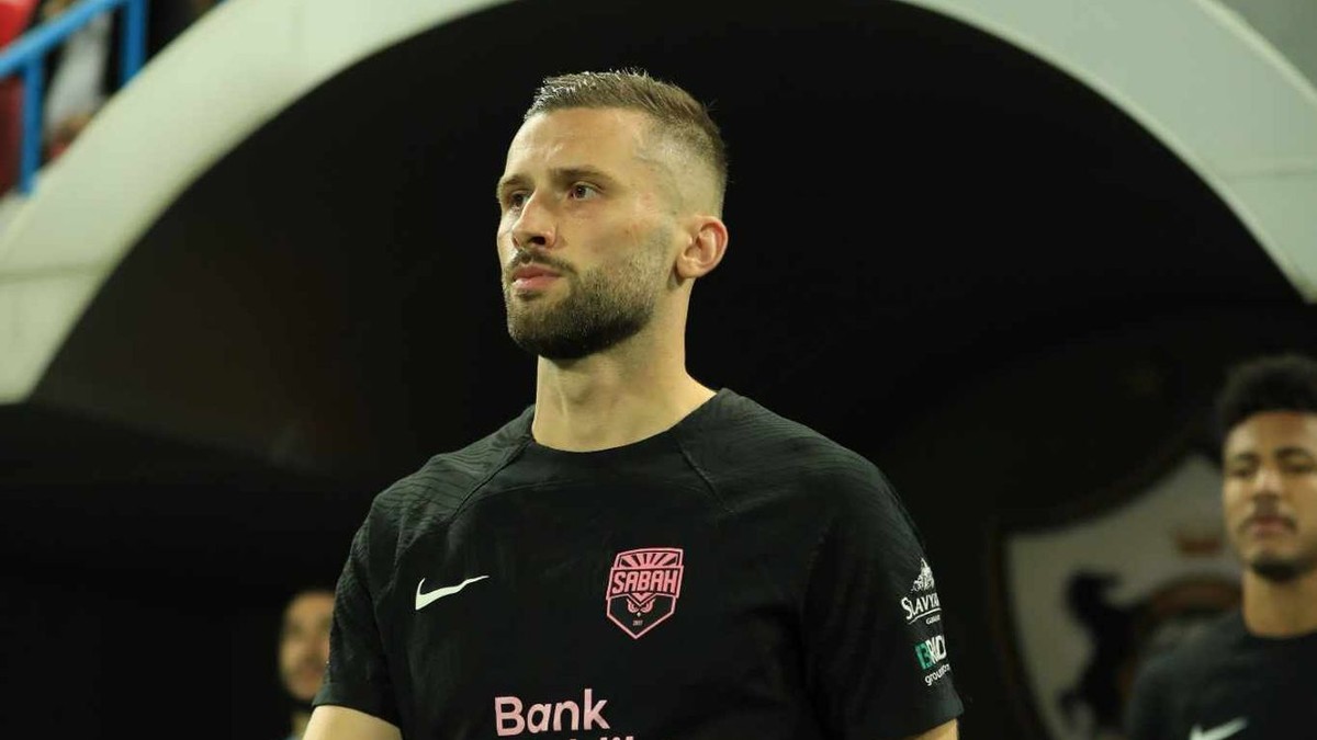 Pavol Šafranko v drese Sabah Baku.