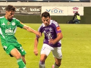 Momentka zo zápasu Komárno - Prešov