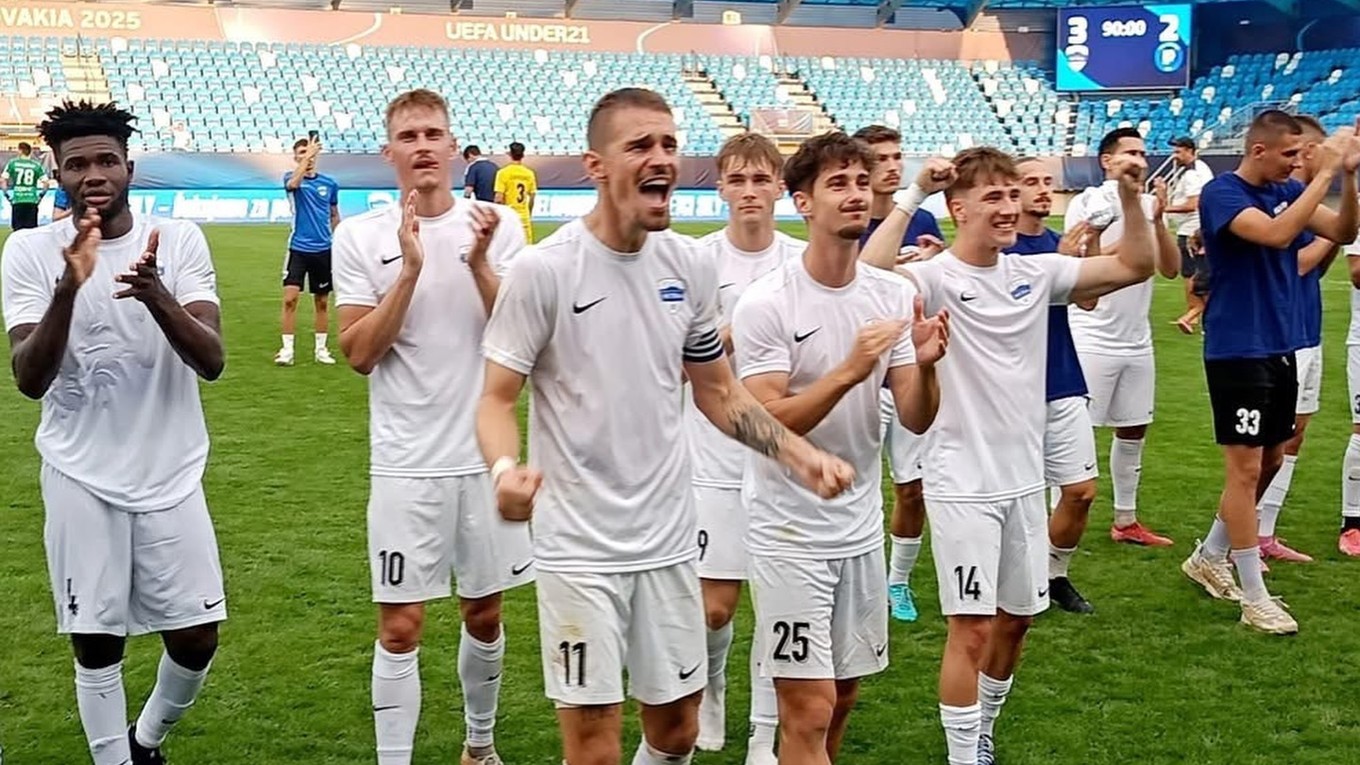Radosť hráčov FC Nitra.