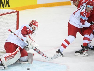 Zostri a góly zo zápasu Rusko - Dánsko na MS v hokeji 2021.