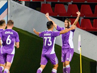 Futbalisti KFC Komárno.