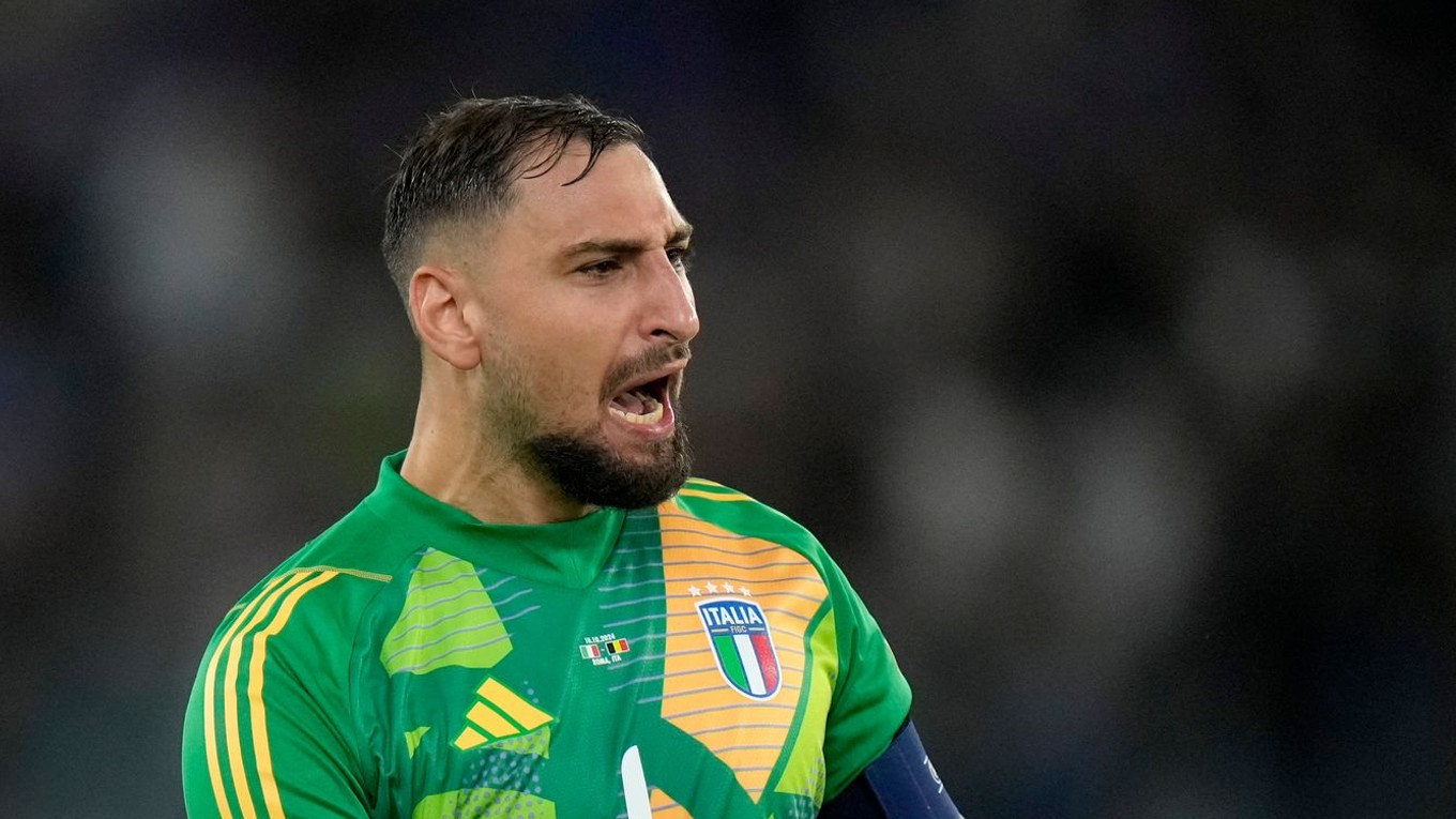 Brankár Gianluigi Donnarumma.