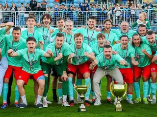 Futbalisti MŠK Senec.