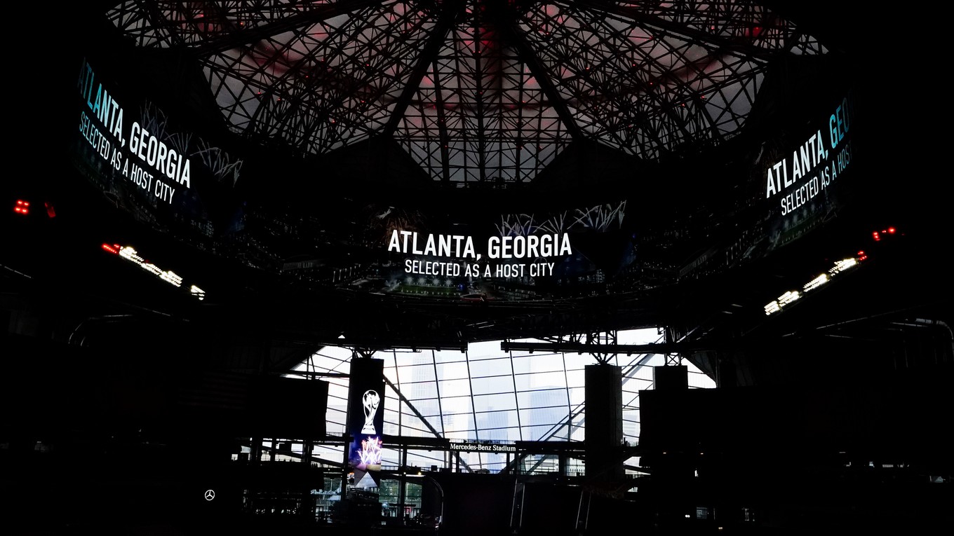 Mercedes-Benz Stadium v Atlante.