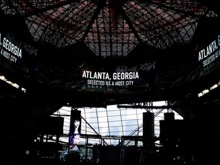 Mercedes-Benz Stadium v Atlante.