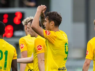 Lukáš Prokop sa teší po strelenom góle v drese MŠK Žilina B.