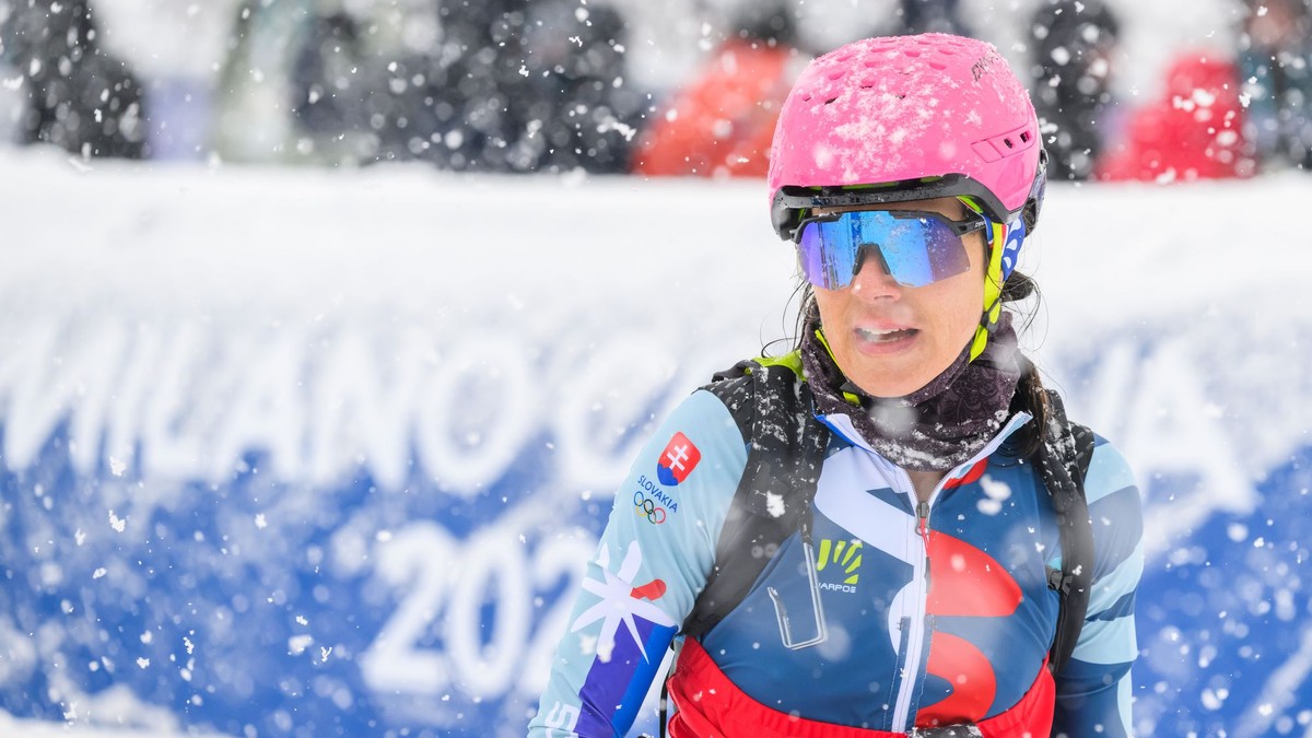 Na snímke slovenská reprezentantka v skialpinizme  Marianna Jagerčíková.