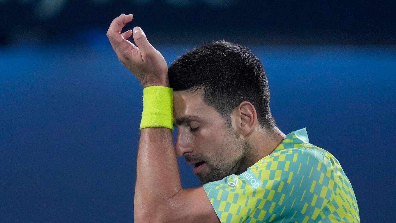 Srbský tenista Novak Djokovič.