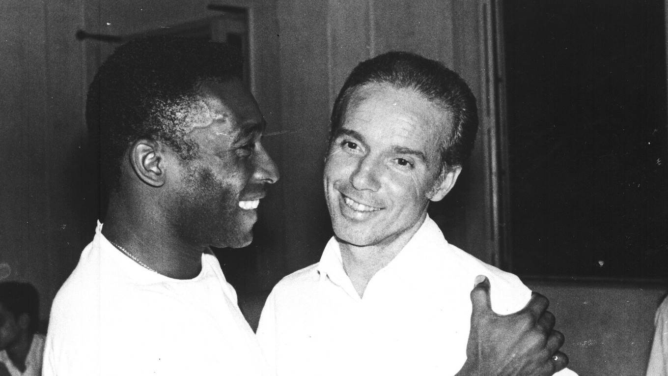 Pele (vľavo) a Mario Zagallo.