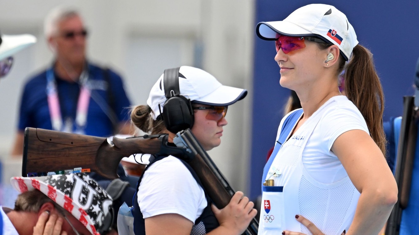 Slovenské strelkyne Vanesa Hocková (vľavo) a Danka Hrbeková