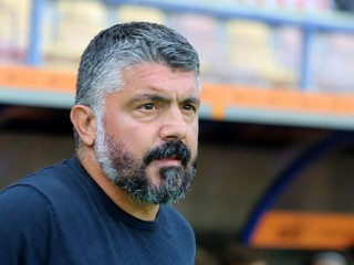 Gennaro Gattuso počas zápasu 3. predkola Európskej konferenčnej Ružomberok - Hajduk Split