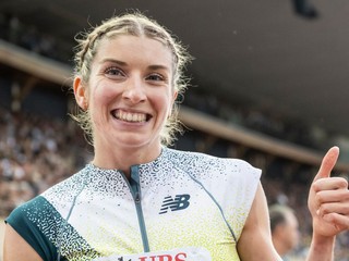 Emma Zapletalová zvíťazila v behu na 400 m cez prekážky na mítingu Diamantovej ligy v Lausanne 2026.