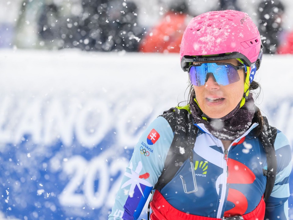 Na snímke slovenská reprezentantka v skialpinizme  Marianna Jagerčíková.