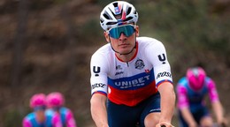 Slovenský cyklista Lukáš Kubiš. 