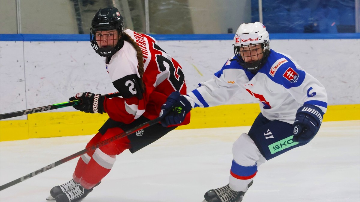 Momentka zo zápasu žien U18 Rakúsko - Slovensko 