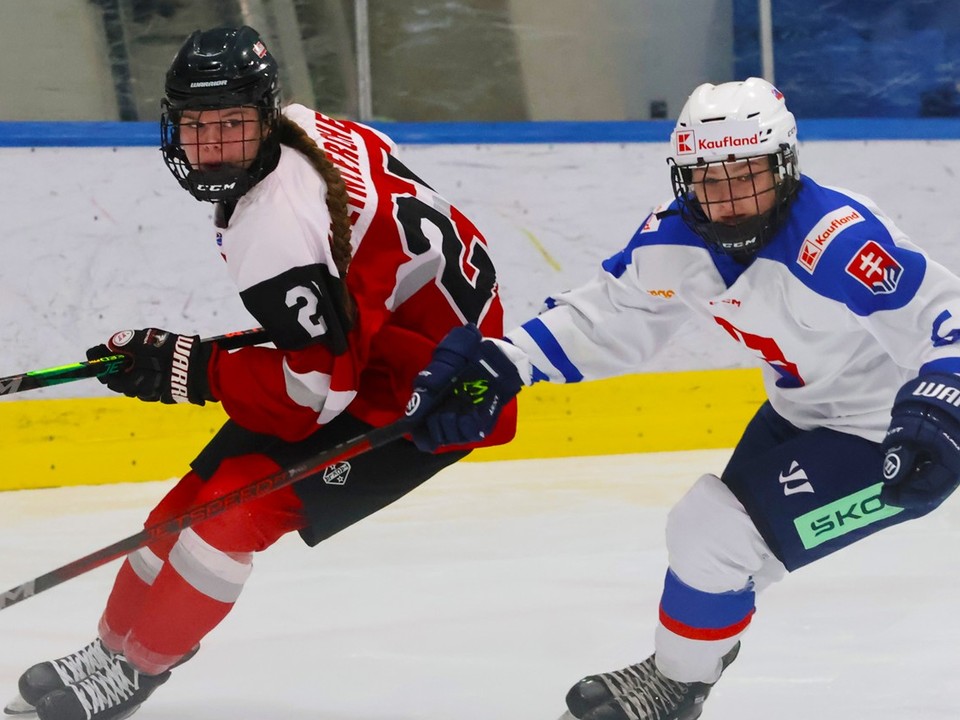 Momentka zo zápasu žien U18 Rakúsko - Slovensko 